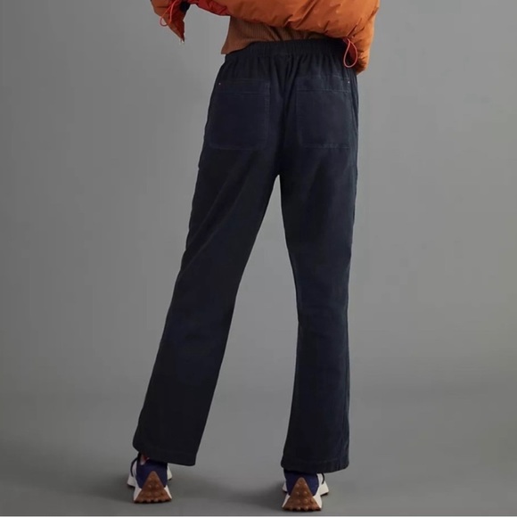 Anthropologie Pilcro The Cottage Corduroy Drawstring Pants in Navy - Picture 5 of 15